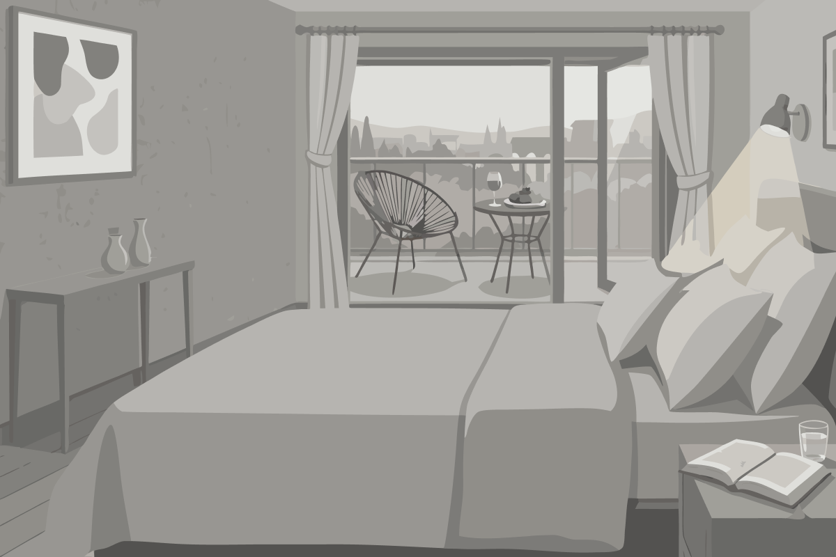 Deluxe Double Room with Balcony